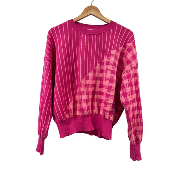 Solid & Striped The Peyton Orchid Pink Sweater Large - Picture 1 of 4
